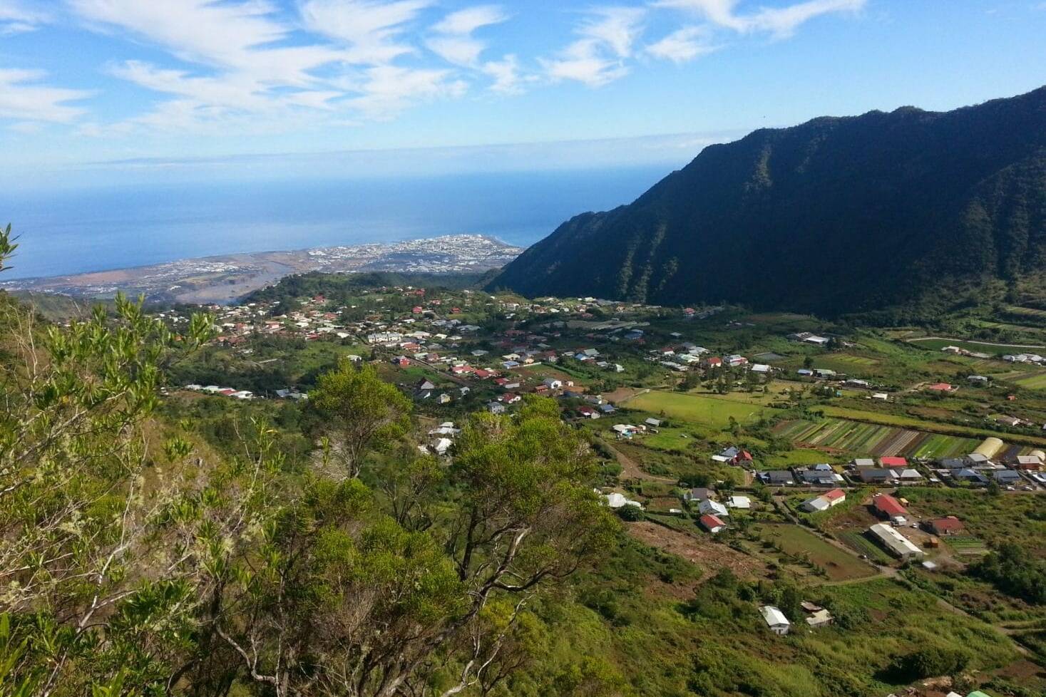 En bas, Dos d'Âne, La Réunion