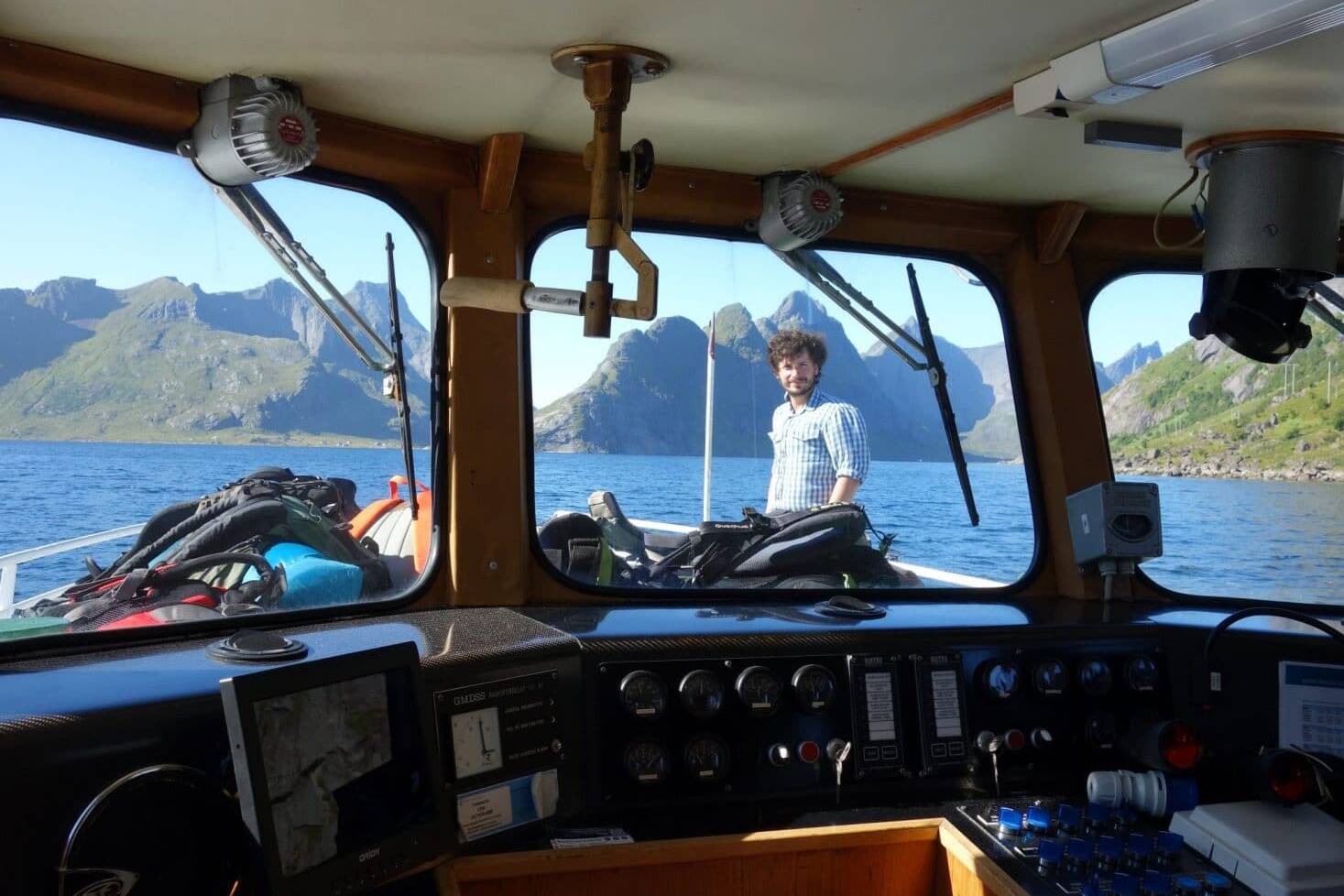 En route vers Bunes, Iles Lofoten, Norvège