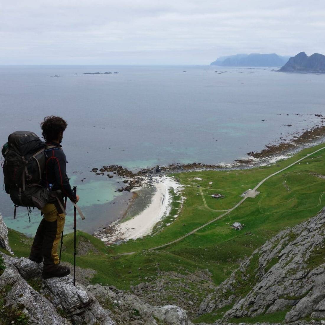 Un dernier coup d'oeil à la plage, Vaeroy, Norvège