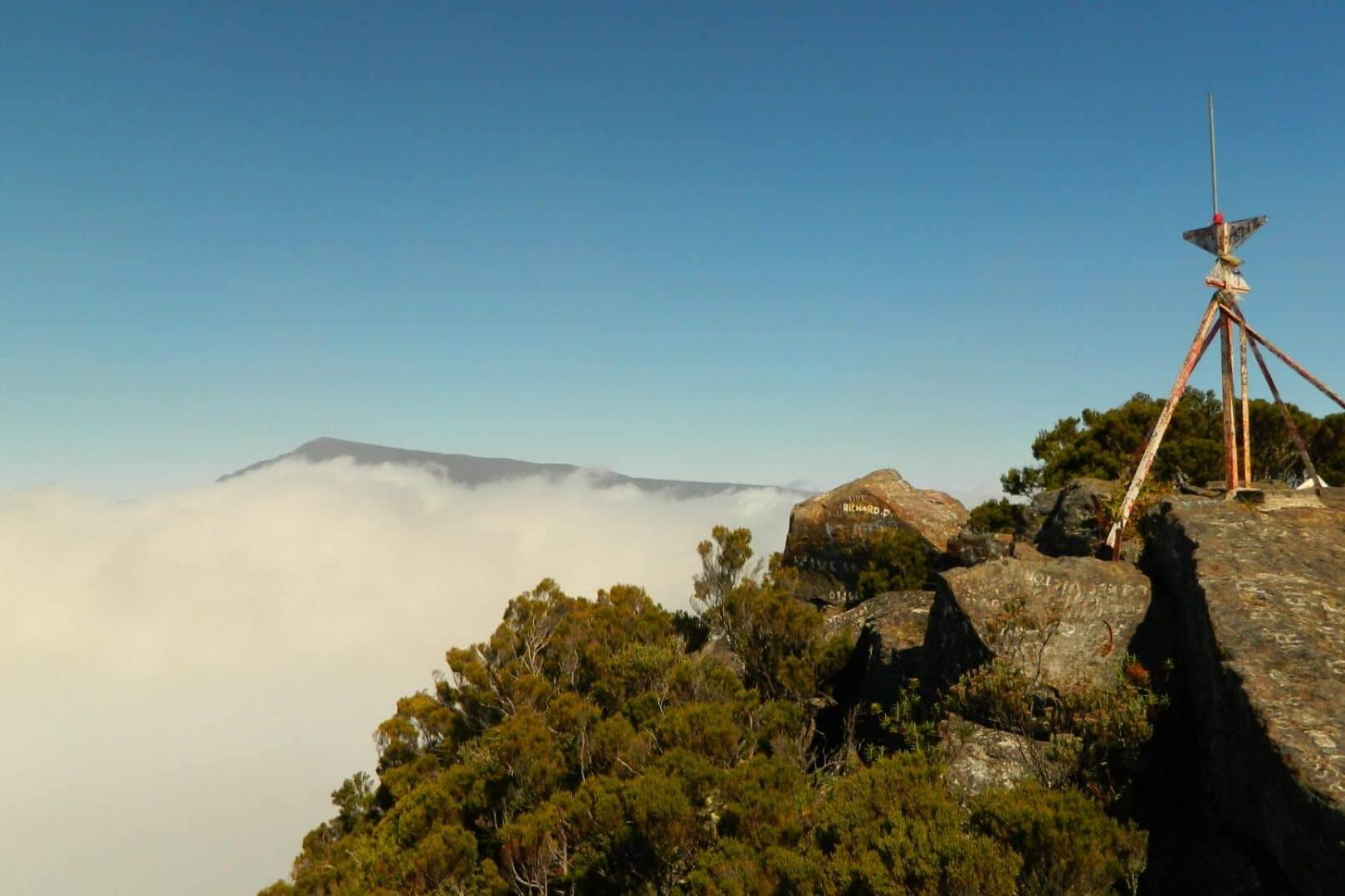 La Roche Ecrite, La Réunion