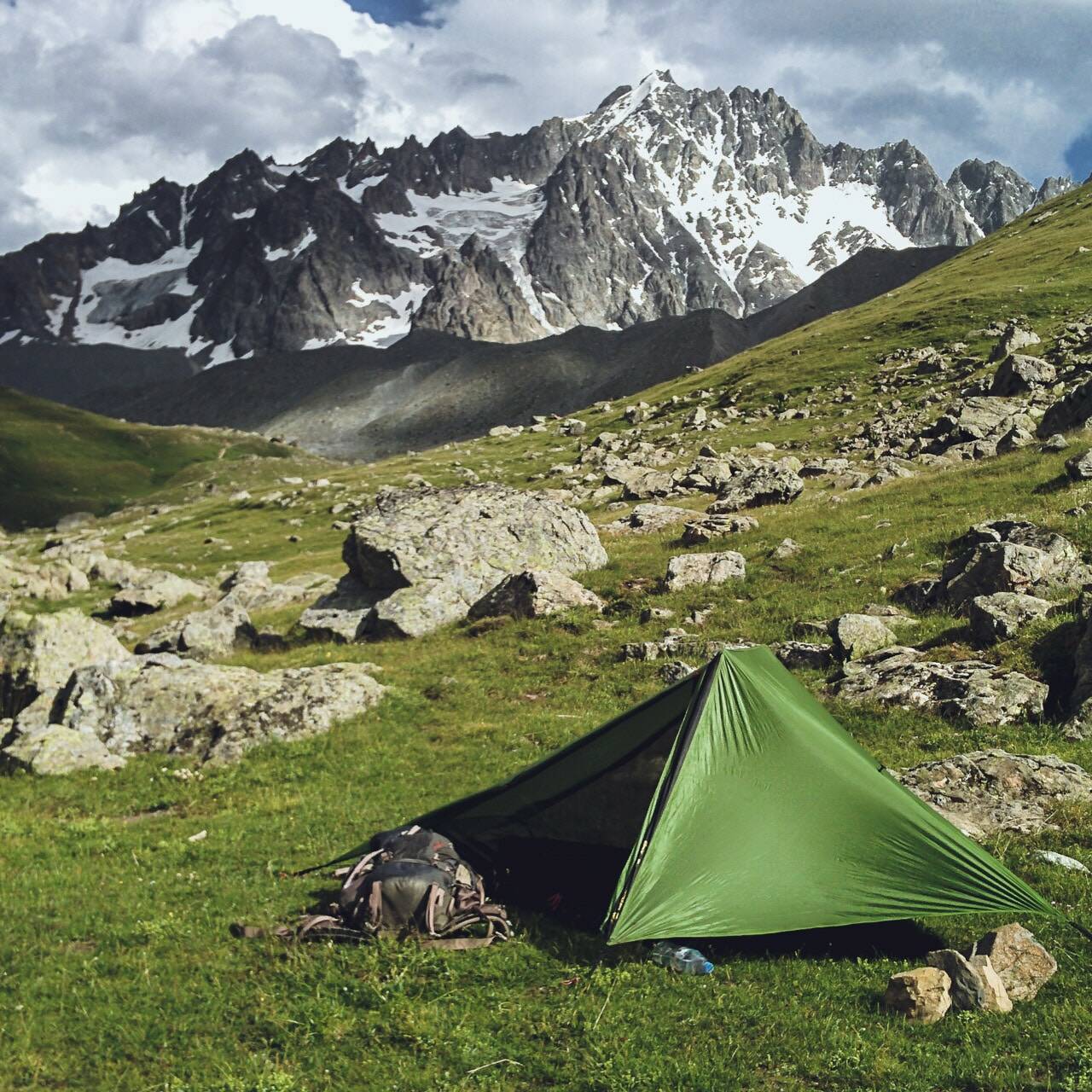 Bivouac au Lac de l'Etoile - Parc National des Ecrins