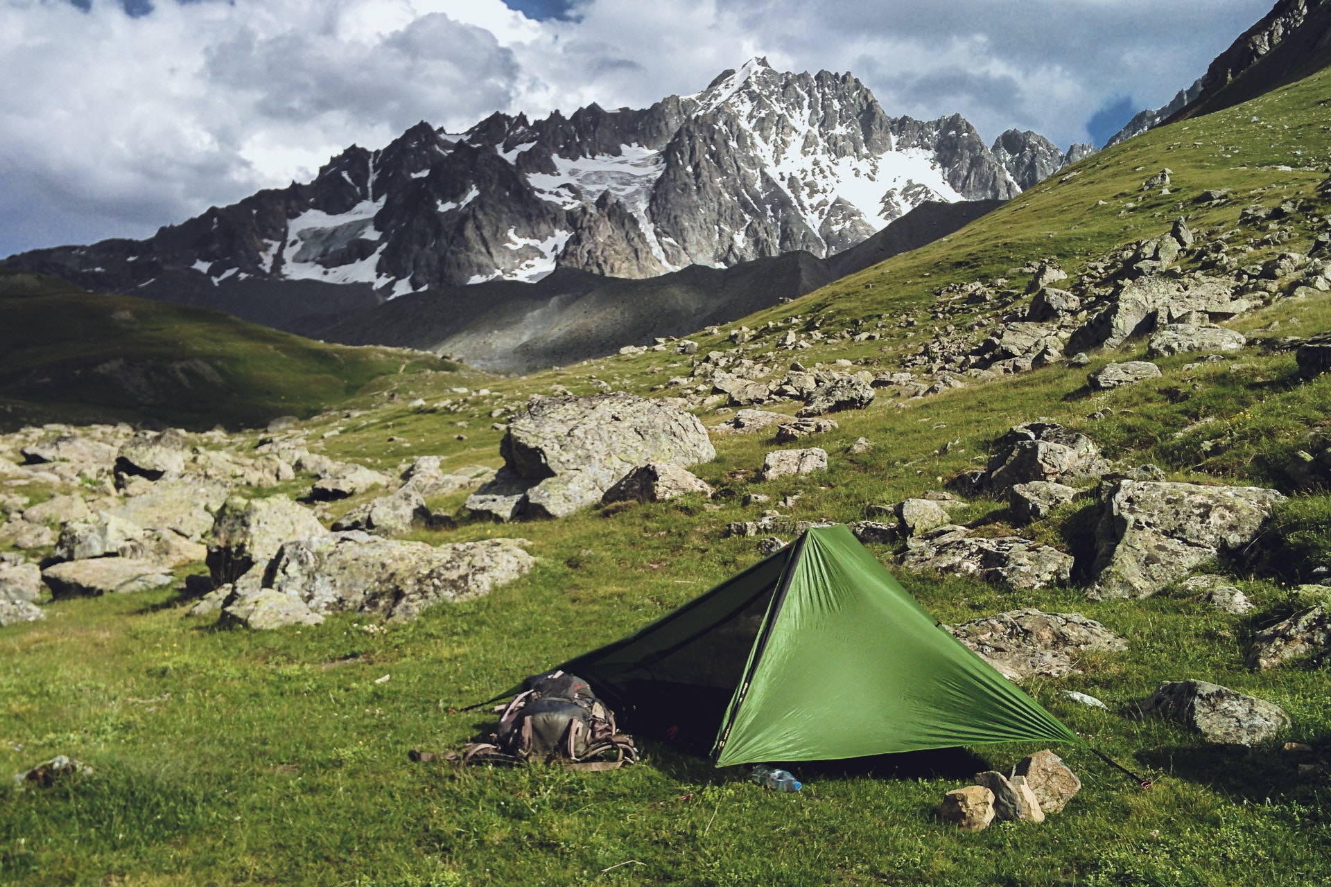 Bivouac au Lac de l'Etoile - Parc National des Ecrins