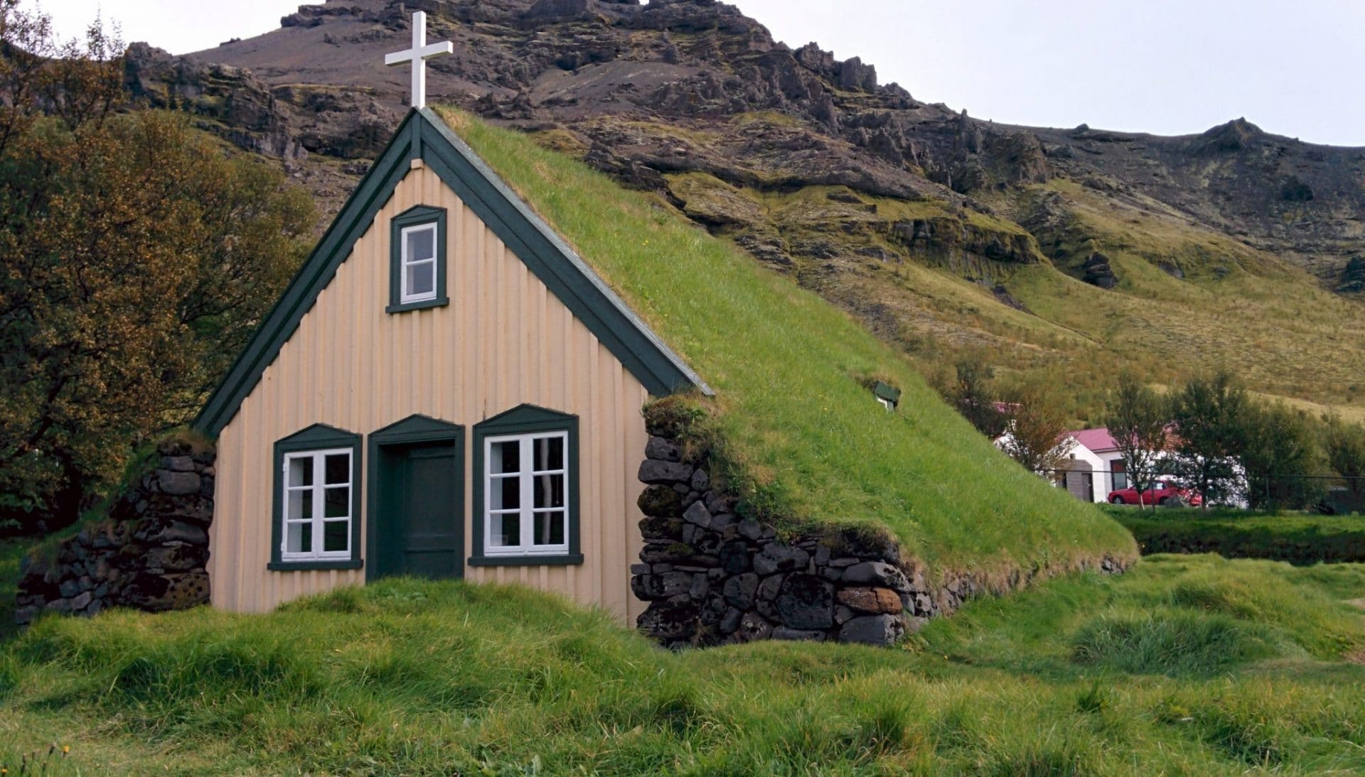 Petite église typique, Islande