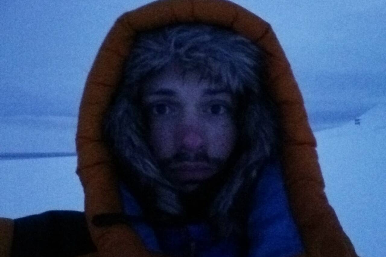 Pendant une garde de nuit au Svalbard