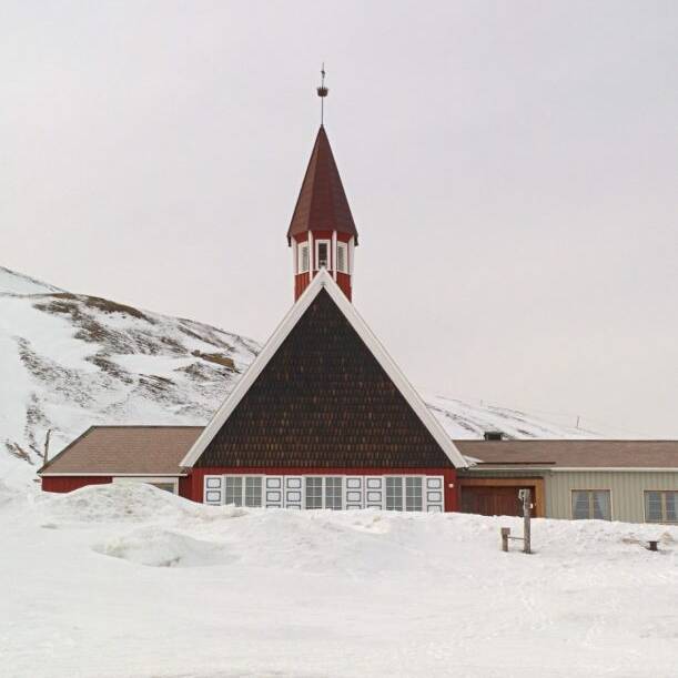 L'église de Longyearbyen, Svalbard