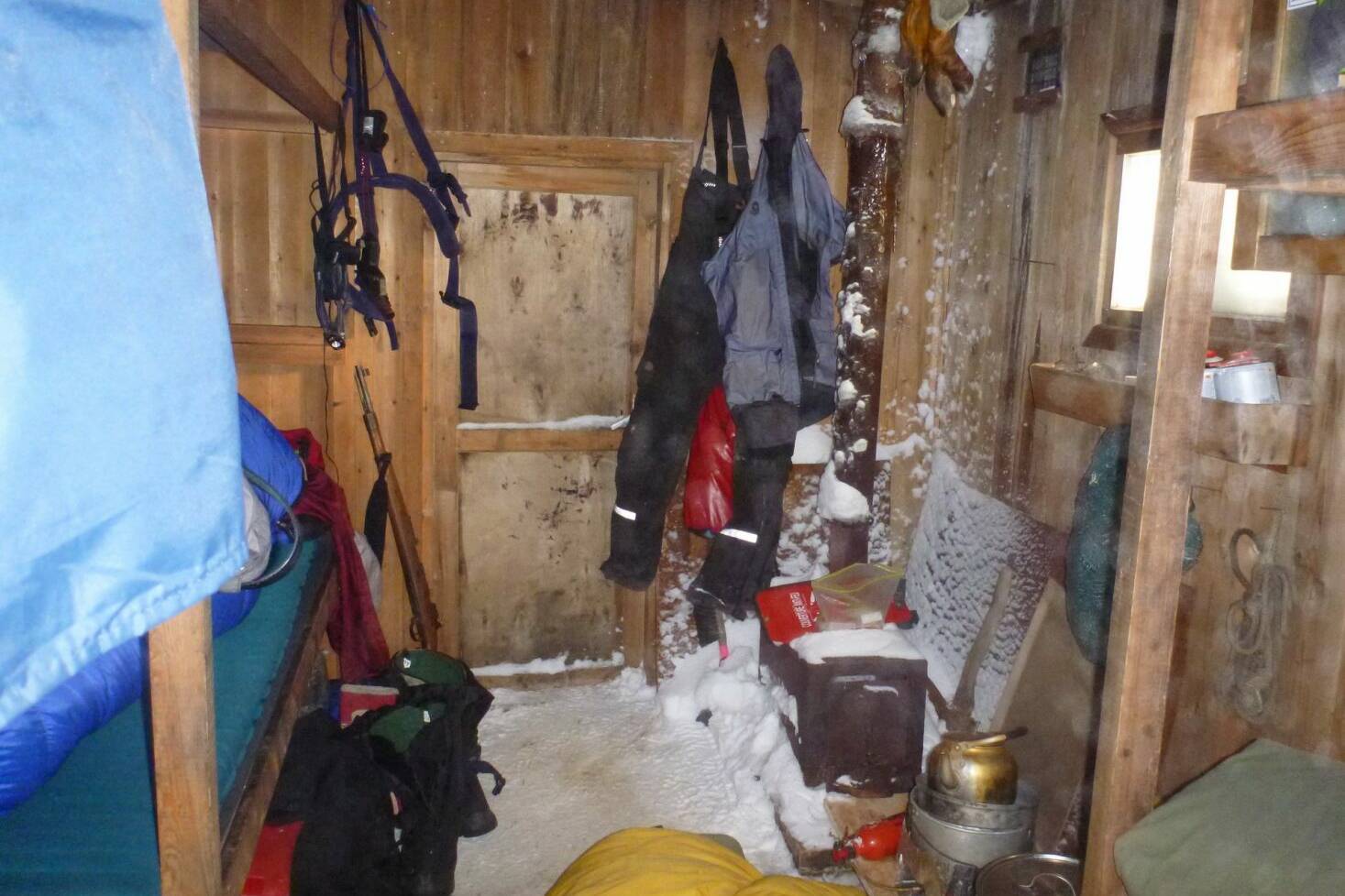A l'intérieur de la cabane, Svalbard