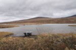 Le bateau pour passer de l'autre côté d'Alggàjavrre - Sarek