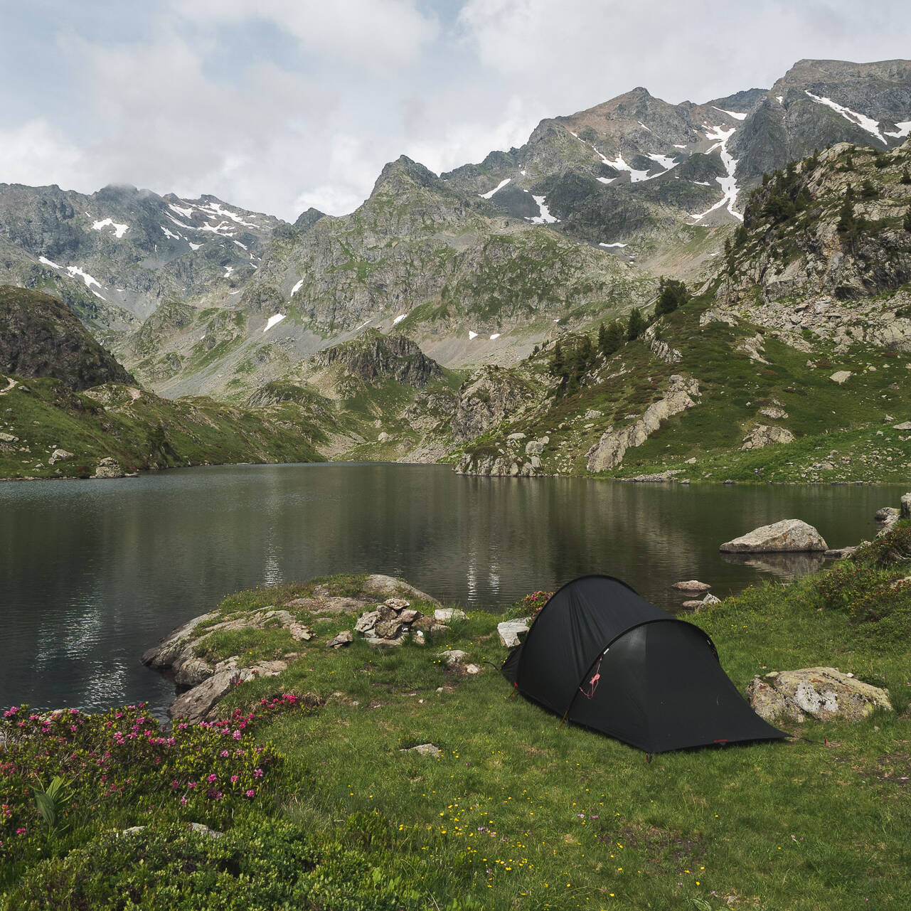 Bivouac au Lac Longet - GR738