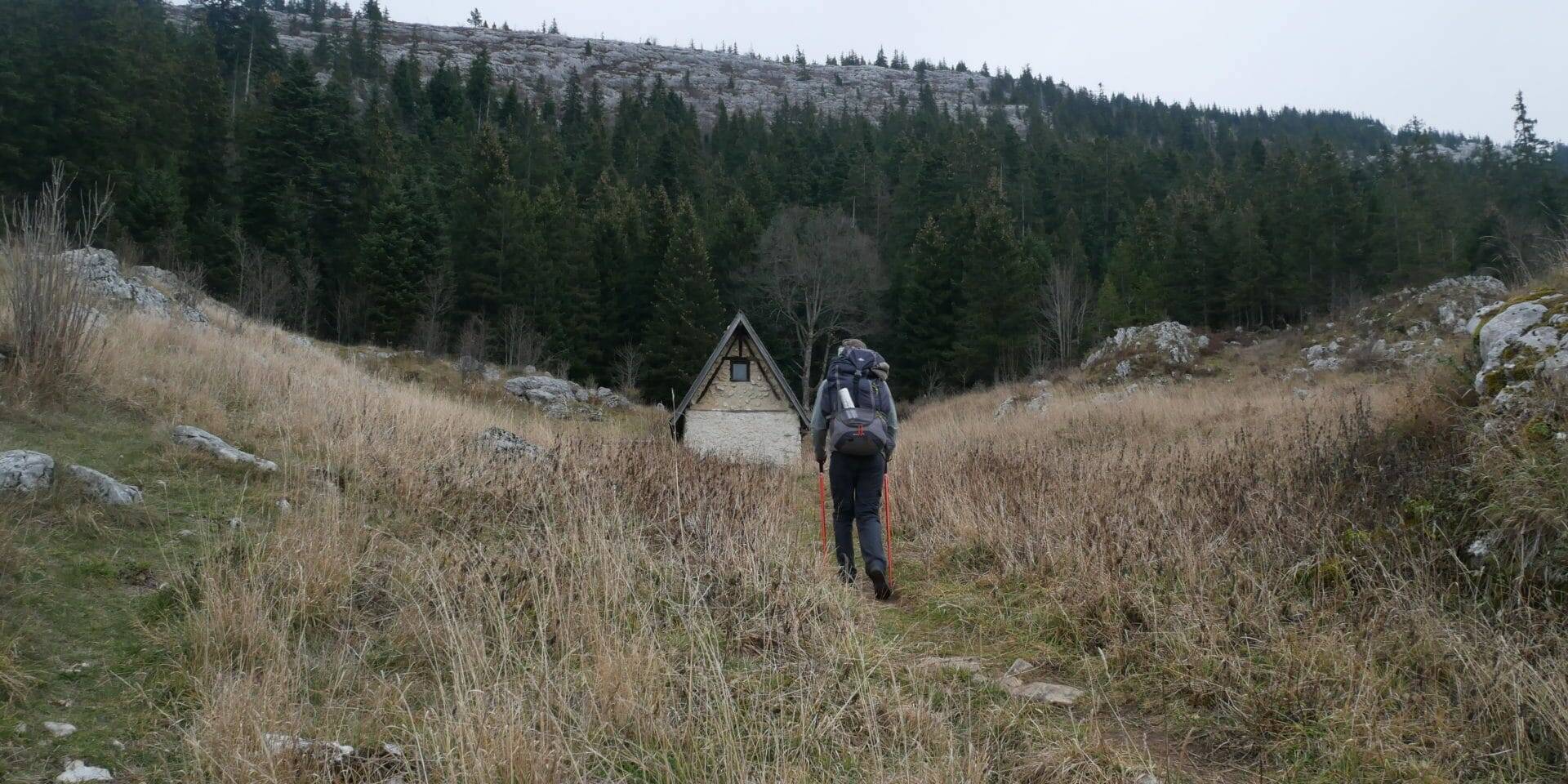 Arrivée à la Cabane de Carrette - Vercors