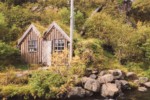 Petite cabane d'une ancienne centrale électrique, Islande