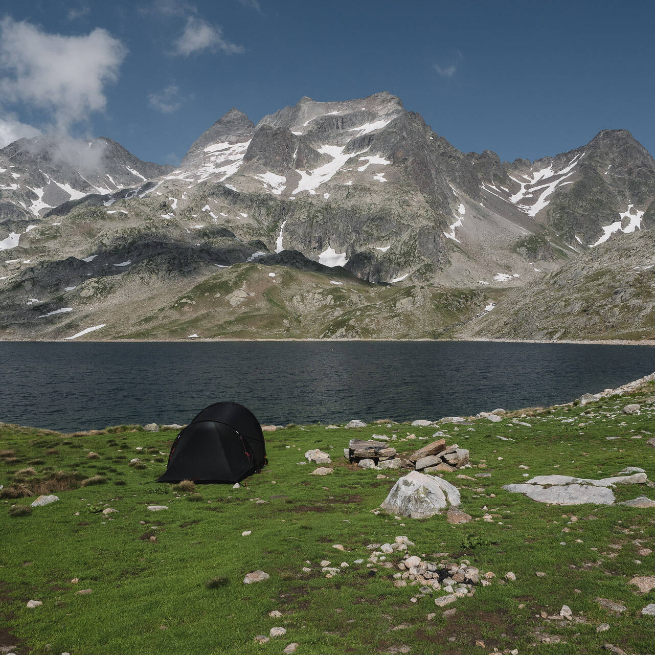 Bivouac au Lac du Cos - GR738