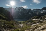 Lac du Cos en montant vers le Col de la Vache - GR738