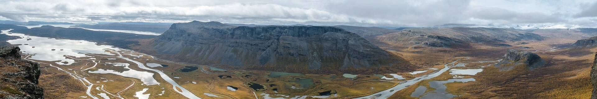 Panorama du Skierffe - Sarek