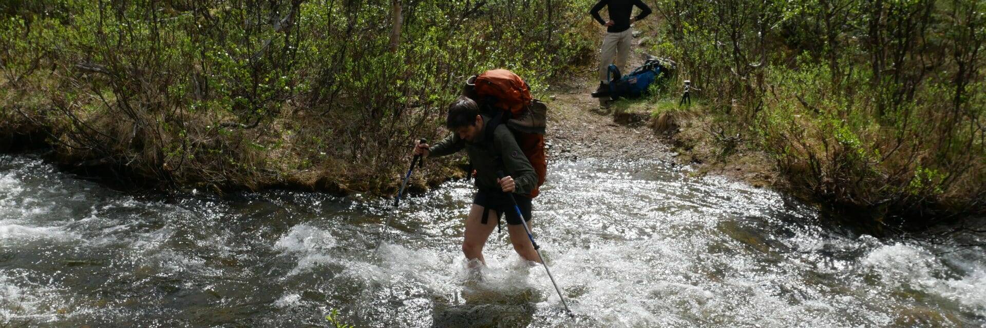 Traversée à guet - Laponie