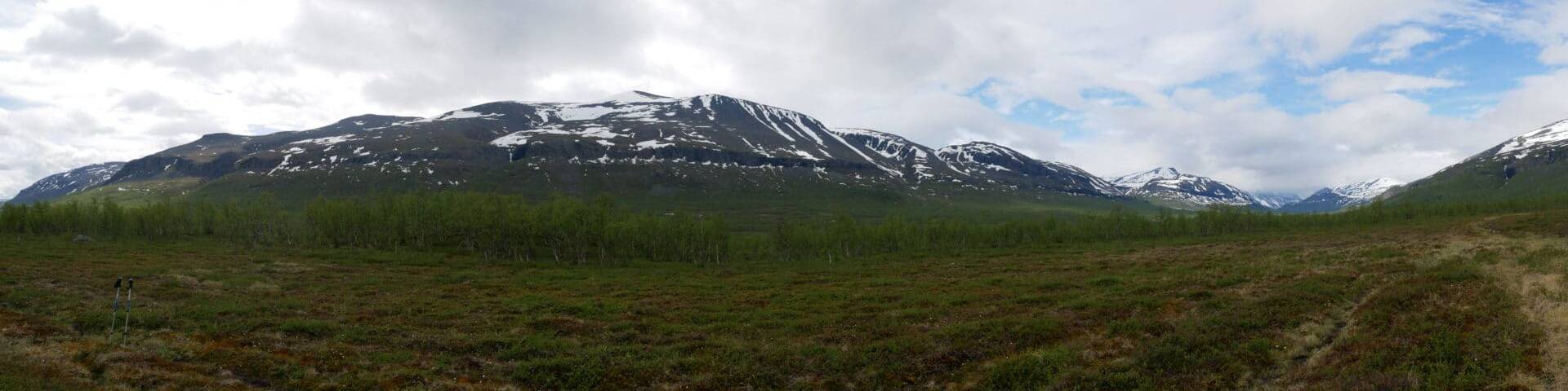 Panorama de la Vallée de Vistas - Laponie