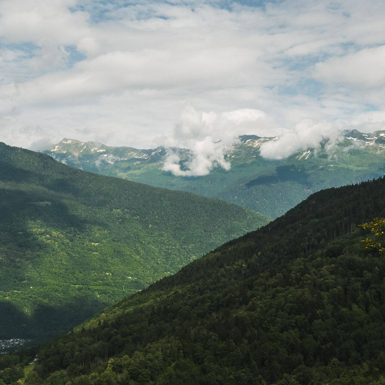 Vue au dessus d'Aiguebelle - GR738