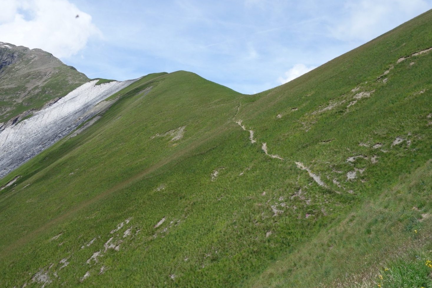 Le col de la Cloche, Parc National des Ecrins