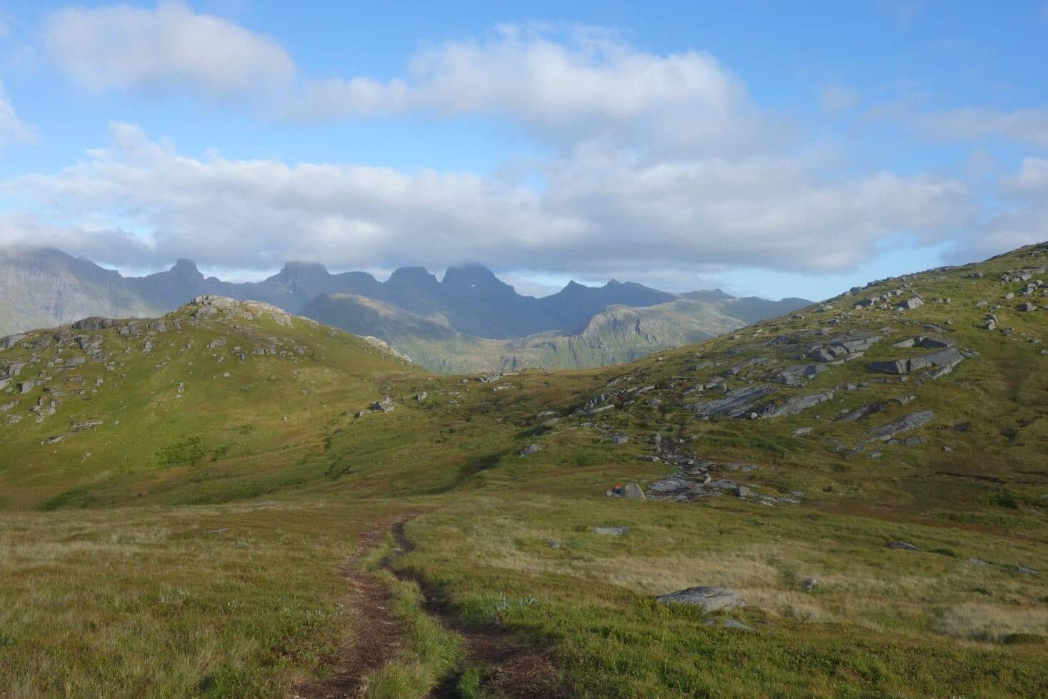 Vers Fredvang, Iles Lofoten, Norvège