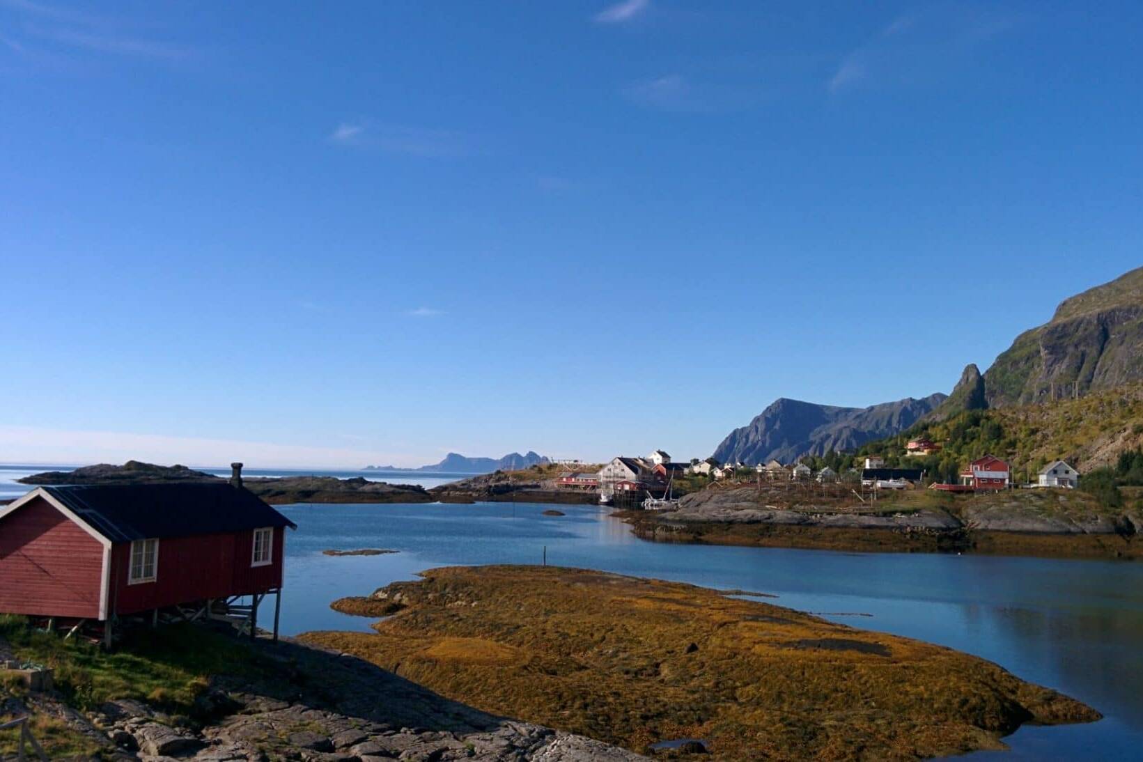 Le Littoral côté continent, Iles Lofoten, Norvège