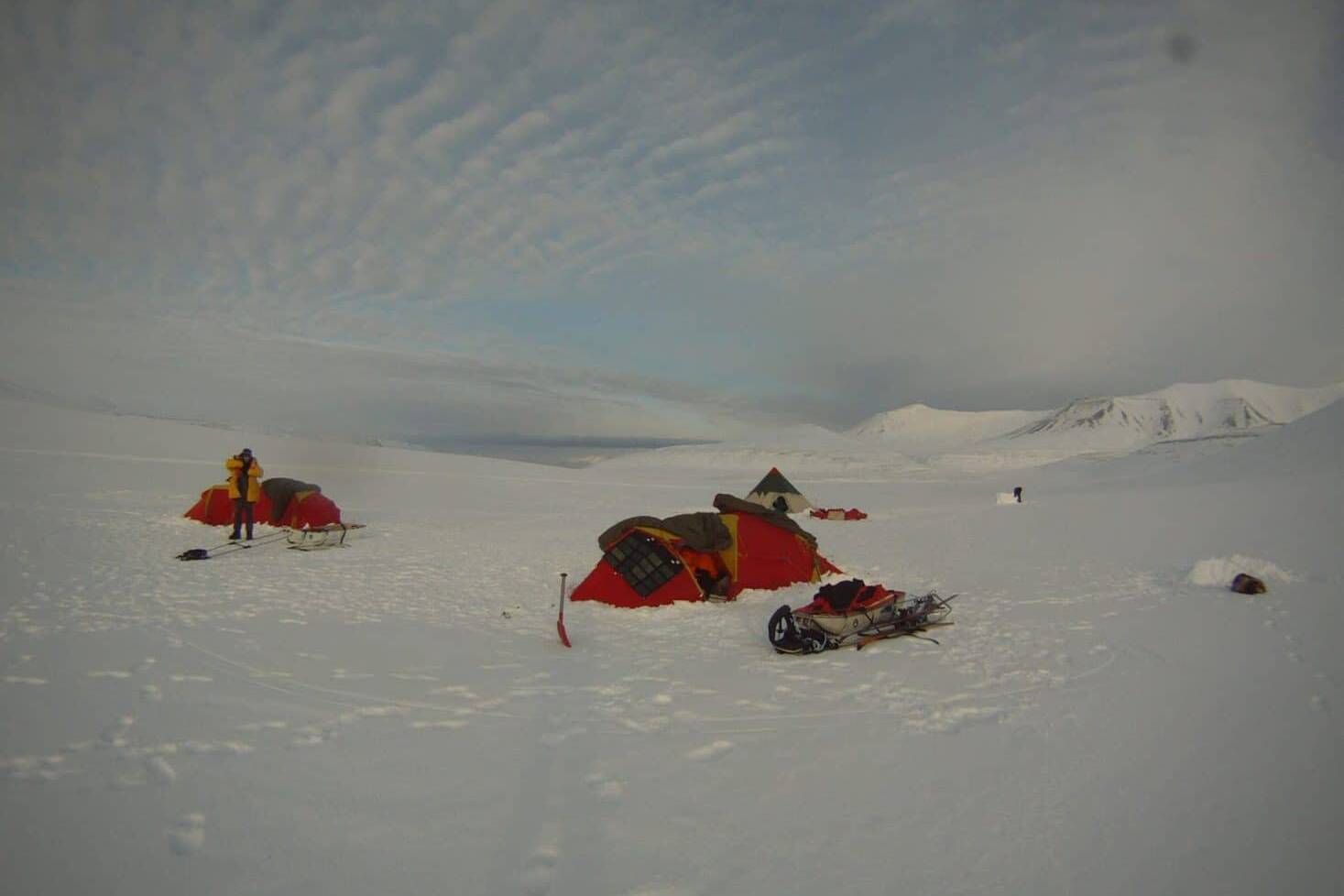 Notre camp du matin, Svalbard