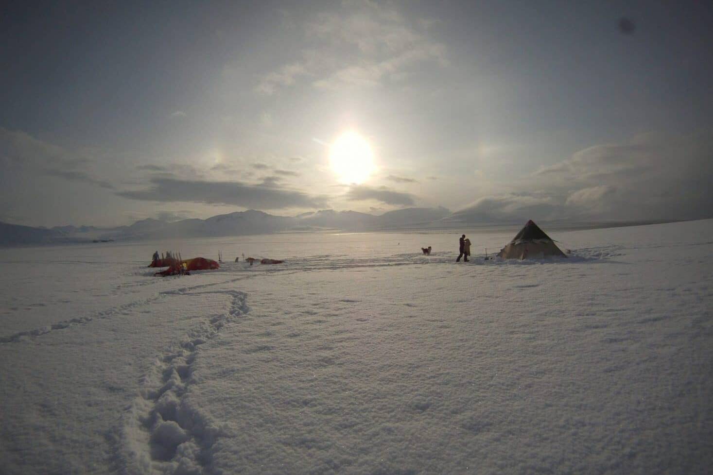 Notre camp de base pour deux jours, Svalbard