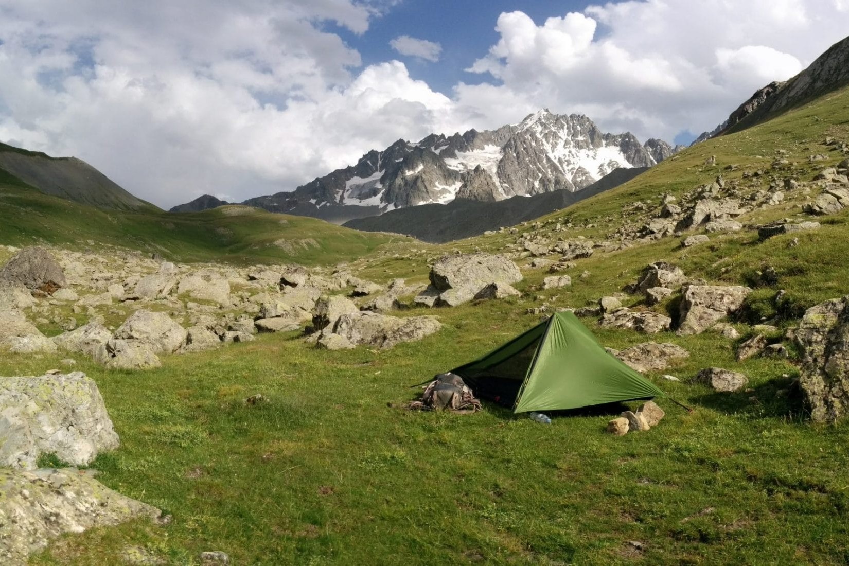 Bivouac au Lac de l'Etoile, Parc National des Ecrins